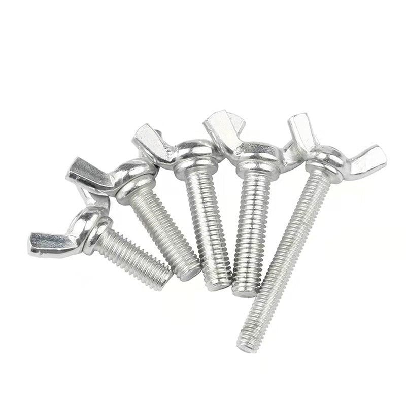 [Australia - AusPower] - 20 Pcs M6 Carbon Steel Zinc Plating Wing Butterfly Screws Bolts,Wing Bolt,Machine Fastener,Thumb Hand Screws for Electronic Equipment (Galvanized M6-1.0 x 12mm) M6-1.0 x 12mm?20Pcs? 
