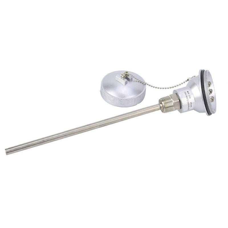 [Australia - AusPower] - Temperature Sensor Head, PT100 Temperature Sensor Probe 1/2" NPT Thread Thermocouple Terminal Head (PT 200mm) 