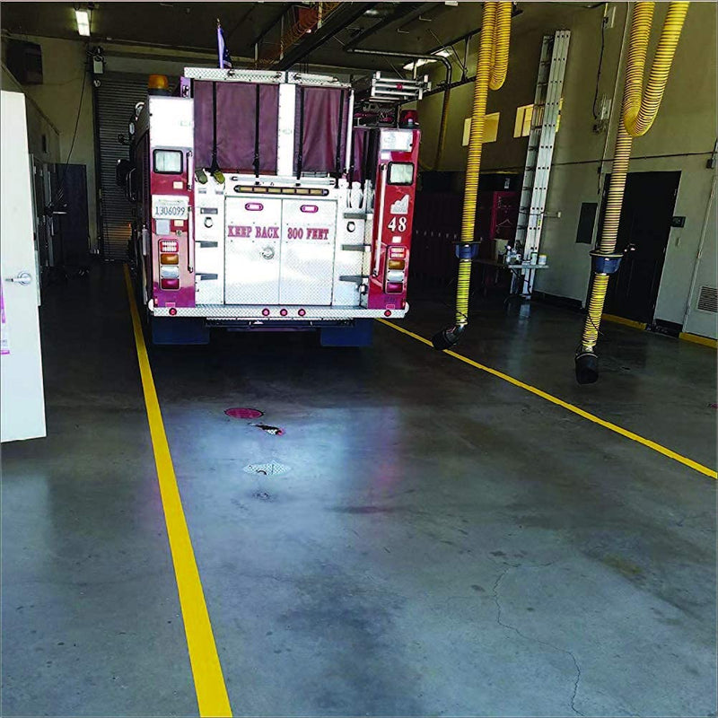 [Australia - AusPower] - LiteMark Smooth Floor Marking Tape, EC-700 Heavy Duty Thick, Easy to Keep Clean, Warehouse, Yellow (2 Inch X 18 Feet) 2 Inch 