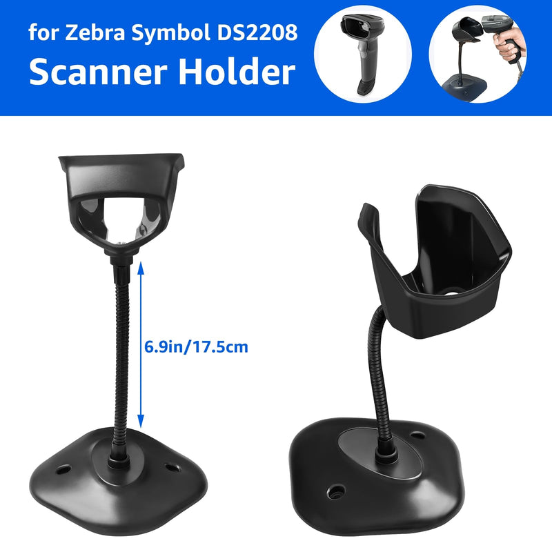 [Australia - AusPower] - Universal Barcode Scanner Holder [New Version 2026] for Symbol Zebra DS2208 DS2278 DS4308 DS4608 DS8108 DS2208 Stand Holder (1) 1 