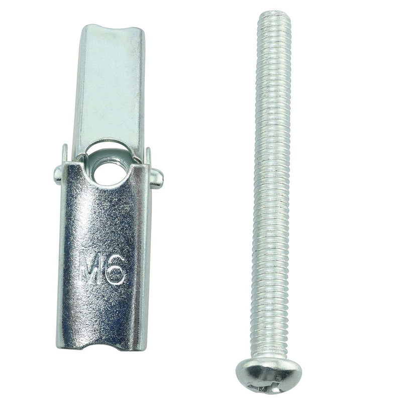 [Australia - AusPower] - TAODAN 10pcs M6 Toggle Anchor Bolt Wing Bolts Wall Toggle Bolts 
