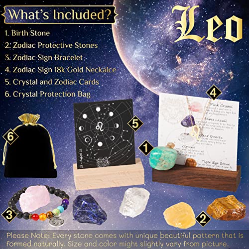 Hihealer Witchy Zodiac Gifts for Women, Spitual Birthday Gifts for Women Leo