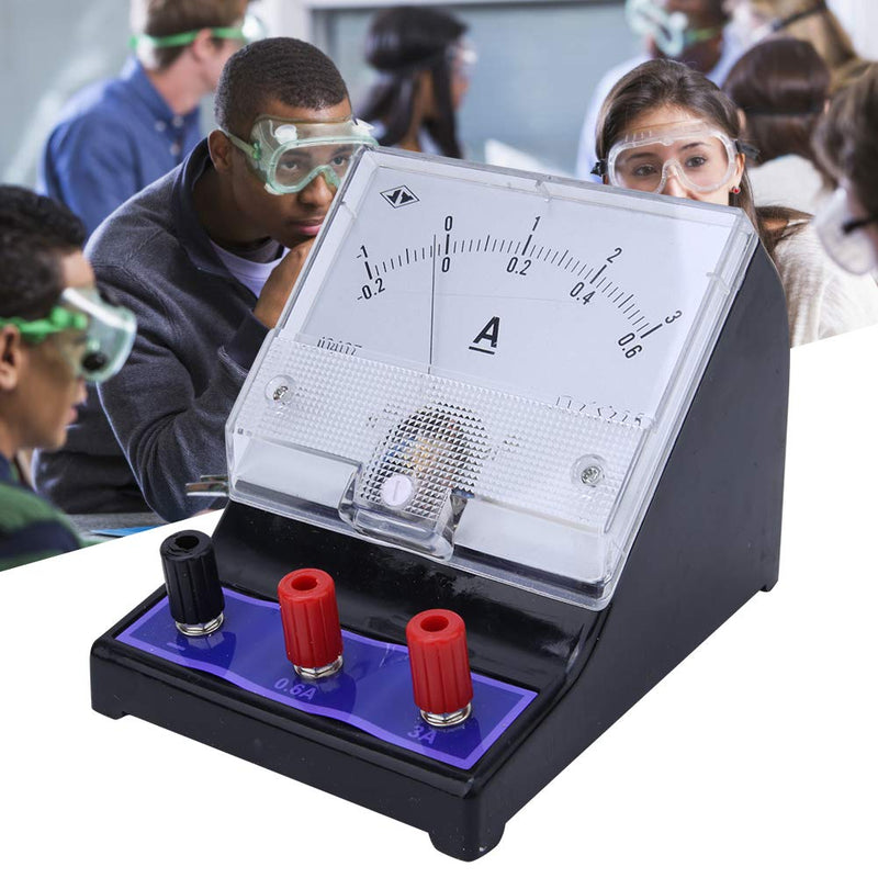 [Australia - AusPower] - Lab Analog Ammeter, Educational Overhead Projection Ammeter DC Current Meter for School Class Physics Teaching Tool Accessories 