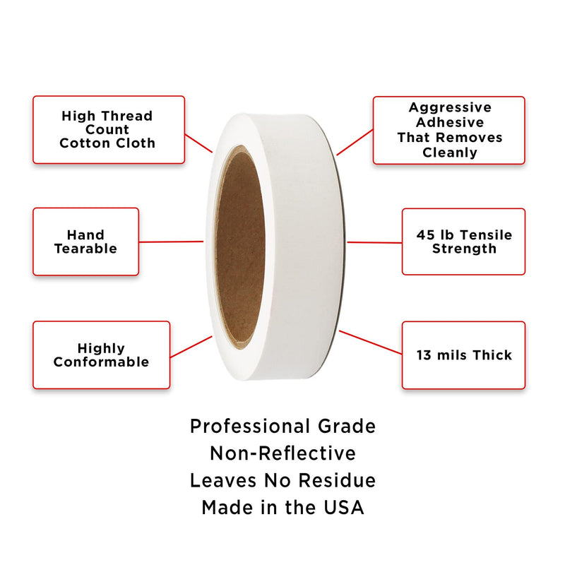 ChromaLabel 1 Inch Color Code Labeling Tape Value Packs, White, 6 Rolls, 500"/Roll