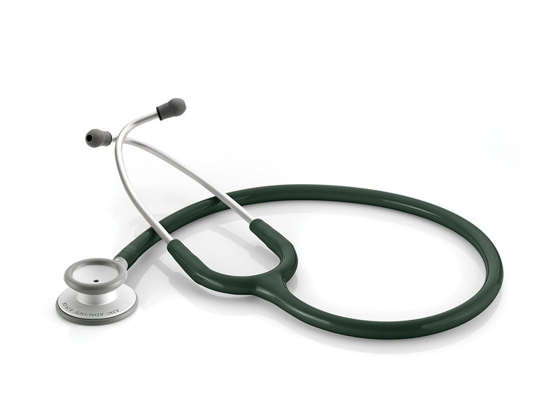 [Australia - AusPower] - ADC - 619DG Adscope Lite 619 Ultra Lightweight Clinician Stethoscope with Tunable AFD Technology, Dark Green 