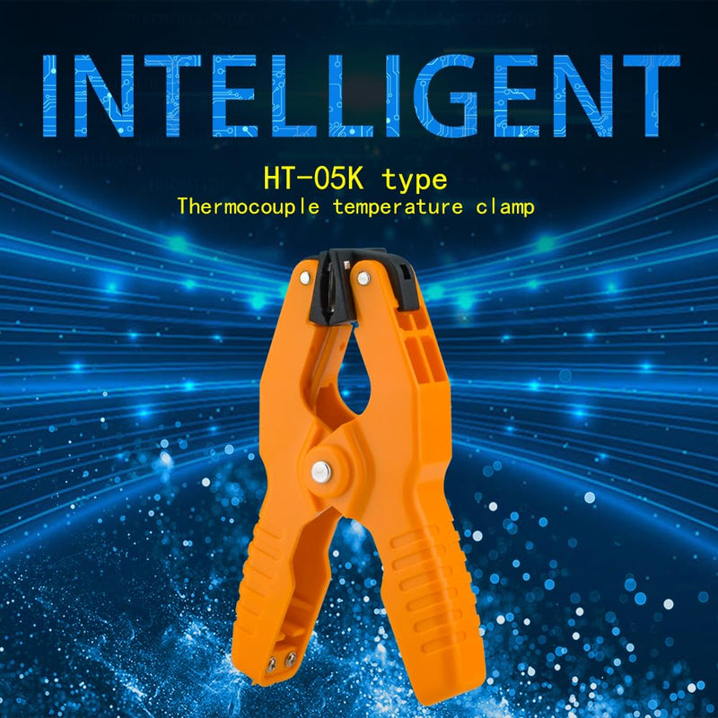 [Australia - AusPower] - 2 PCS Temperature Clamp K Type Temperature Pipe,Aideepen HVAC Thermocouple Clamp Probe Temperature Probe Clamp -40~392°F(-40~200℃) 
