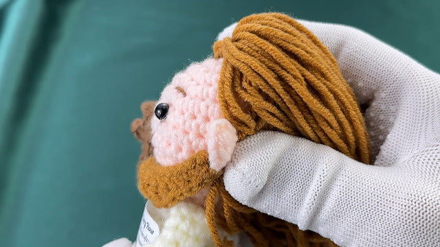 Positive Jesus Crochet Christian Gifts Handmade Emotional Support Jesus every day God thinks of you...