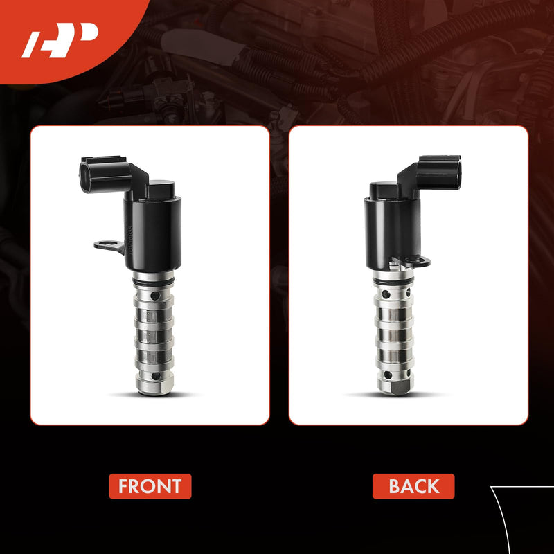 A-Premium 2-PC Intake & Exhaust Engine Variable Valve Timing (VVT) Solenoid Compatible with Hyundai Santa Fe Sonata Tucson & Kia Forte Optima, Replace# 243552G500 243752G500