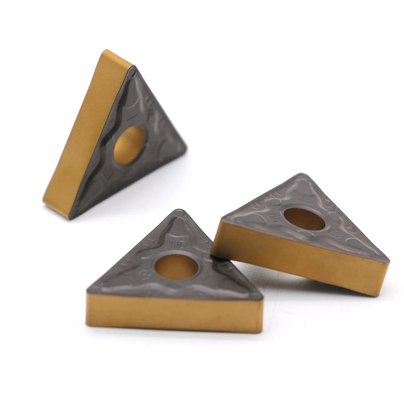 [Australia - AusPower] - CNC Carbide Inserts TNMG432 / TNMG220408-MD for Metal Lathe Cutting Steel, Semi-Finishing chipbreaker for Turning Cutter, 10 PCS. 
