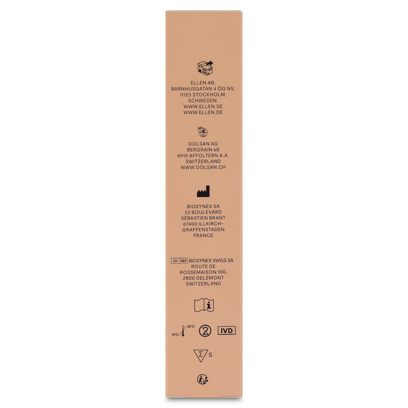 [Australia - AusPower] - ellen® pH Control - CE Marked Vaginal pH Test for Infection Detection - pH Test Strips Sheath Self Test with Applicator - Easy & Painless - Pack of 5 