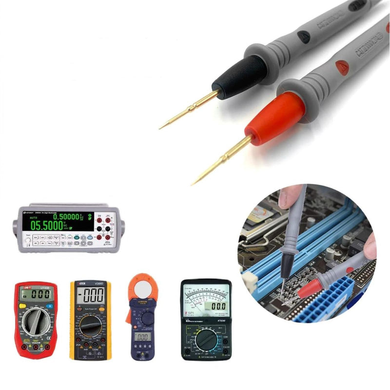2PCS 1000V 20A multimeter Leads & 2PC 1000V 10A Crocodile Clips Multimeter Test Leads (2) 2