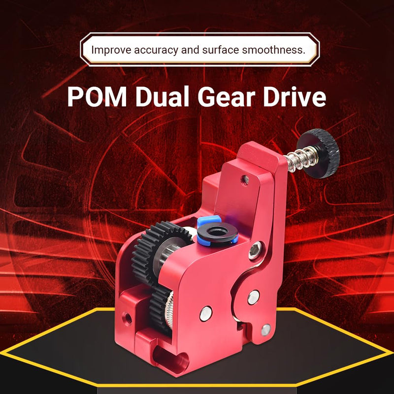 Upgraded K1 Extruder Full Metal 1.75mm Filament No Motor Extrusion Kit POM Dual Gear Drive for K1/K1C/K1Max 3D Printer