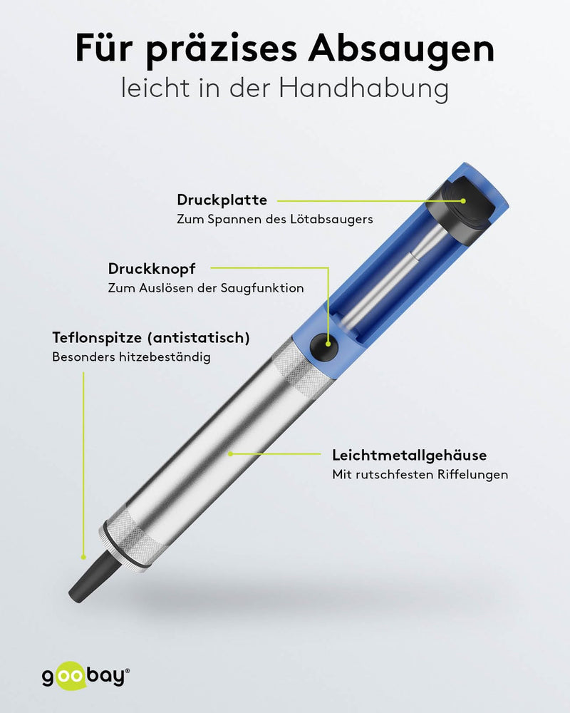Desoldering pump - high quality LSP 100 Q desoldering pump, 51204 1 piece