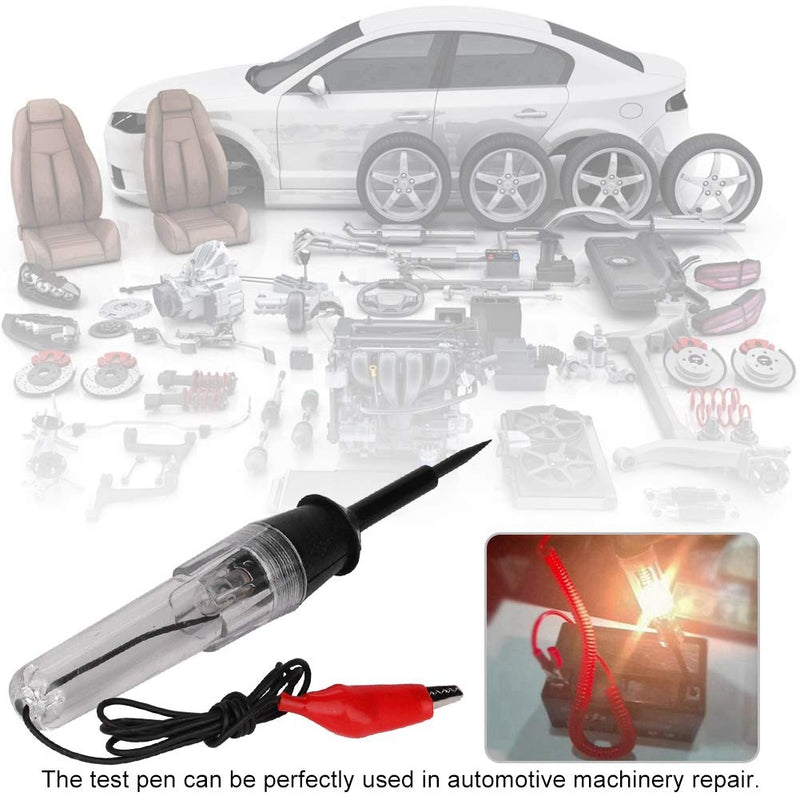 [Australia - AusPower] - Car Test Pen,6-12-24V Car Auto Electrical Voltage Test Pen Light Lamp Circuit Tester Detector Probe 
