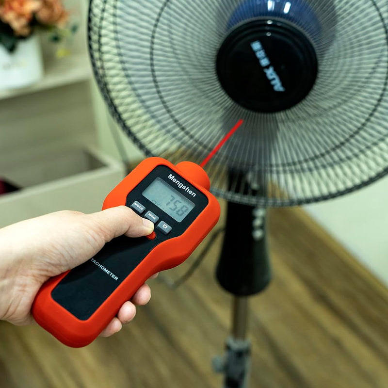 [Australia - AusPower] - Digital Tachometer, Mengshen 2 in 1 Non-Contact & Contact Speed Meter Rotation Tester - M522 