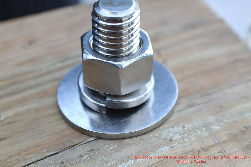 [Australia - AusPower] - Bolt Dropper 5/16"-18 Stainless Hex Nut (100 Pack), by Bolt Dropper, 304 18-8 Stainless Steel Nuts 5/16"-18 (100 pcs) 