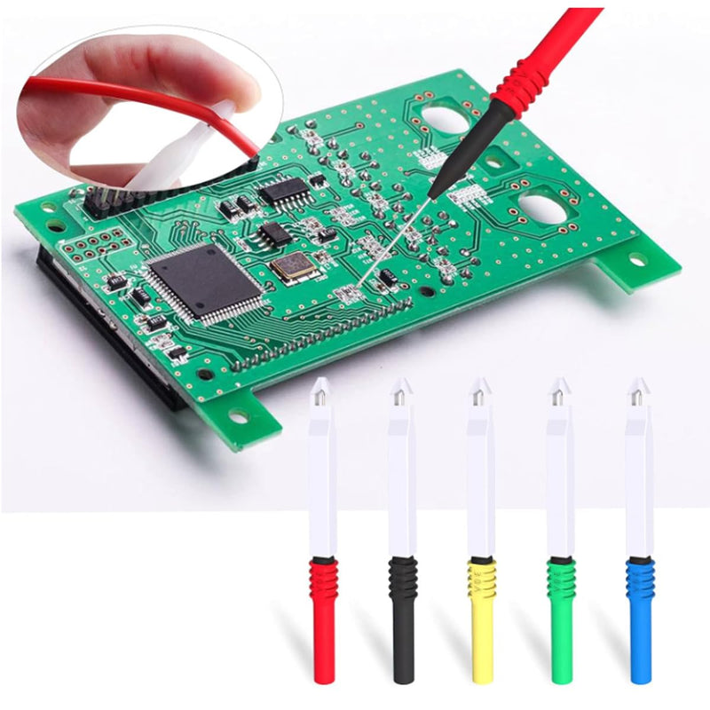 Back Probe kit 30pcs, Copper Alligator Clips to Banana Plug Test Lead, Automotive Test Lead Kits for Automotive Repair and Diagnostic Circuit Testing Blue