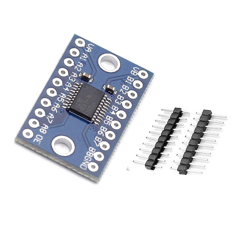 [Australia - AusPower] - Hailege 5pcs TXS0108E High Speed Full Duplex 8-Way 8-Channel Level Converter Module 8-bit 8-Channel Logic Level Bidirectional Converter Module 