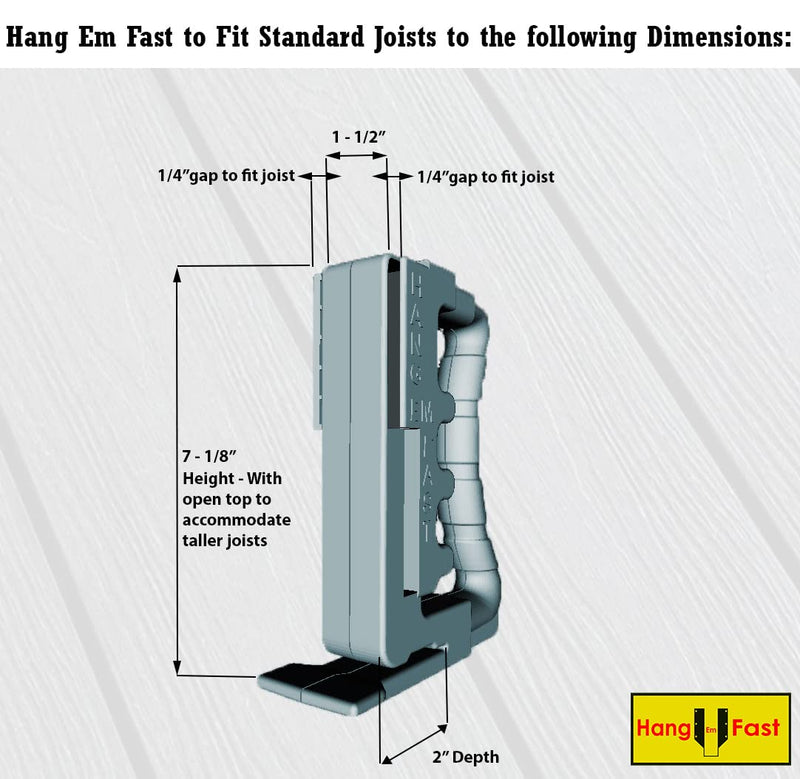[Australia - AusPower] - Tool - Metal Joist Hanger Installation Jig - Lightweight Durable Ergonomic - Fast & Easy - Deck, Floor System, Small Truss - for Dimensional Lumber Sizes 2x6 2x8 2x10 2x12 