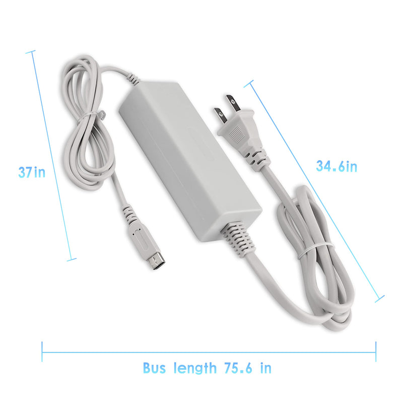 [Australia - AusPower] - Xahpower Charger for Wii U Gamepad AC Power Adapter Charger for Nintendo Wii U Gamepad Remote Controller 
