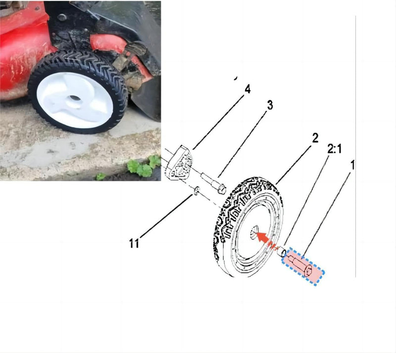 [Australia - AusPower] - Enhance Performance with Part 614650 Shoulder Bolt Recycler Wheel Bolts Set of 2 