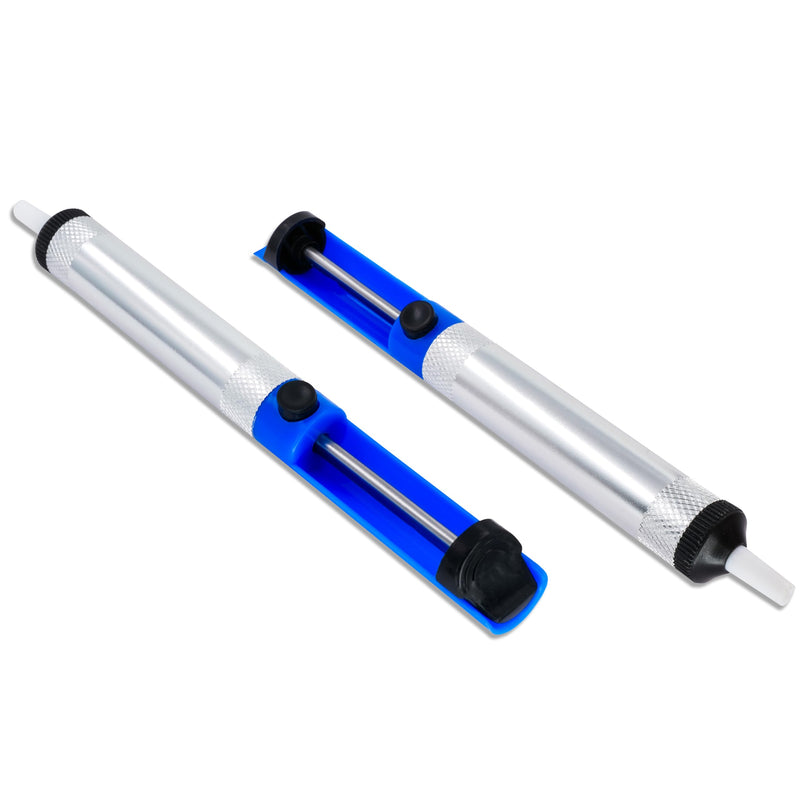 BIGtec Desoldering Suction Pump Antistatic Desoldering Pump Soldering Suction Pump Soldering Suction Pump Desoldering Soldering Aid Teflon Tip Light Metal