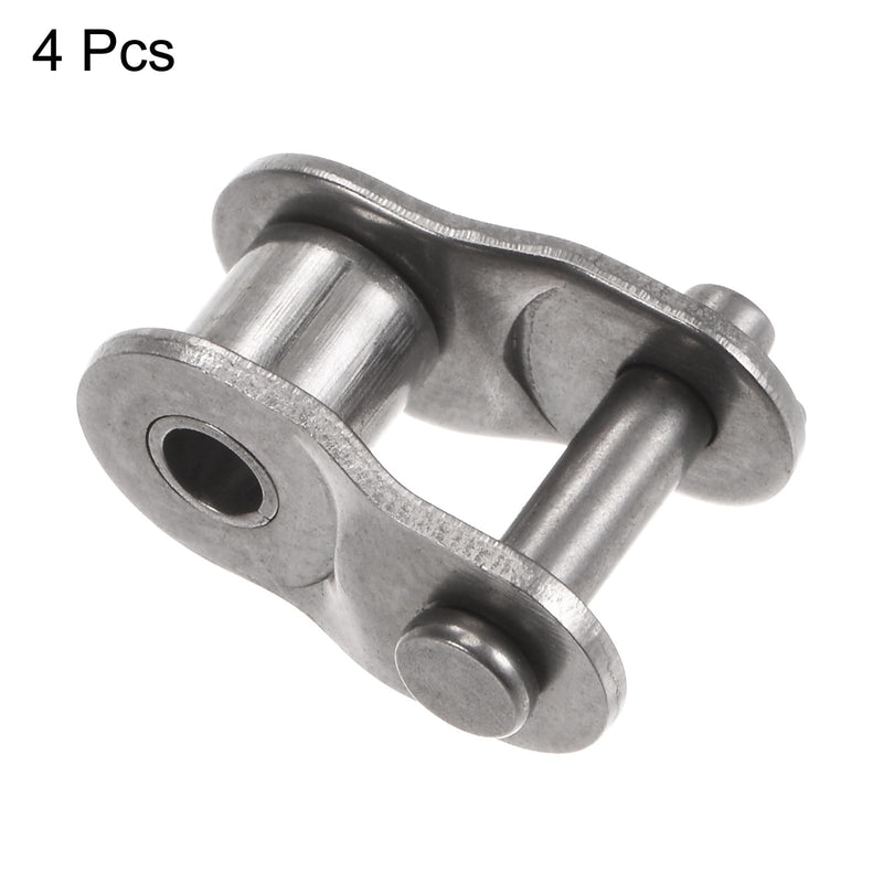 [Australia - AusPower] - uxcell 4Pcs #50 Chain Offset Half Link Roller 5/8" Pitch Stainless Steel Standard Chain End Connector Split Links for 10A Chain 5/8-inch 