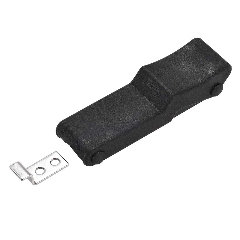 [Australia - AusPower] - uxcell Rubber Flexible SUS304 Stainless Steel Soft Draw Latches Hasp W Concealed Keeper 