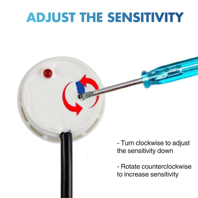 Liquid Level Sensors, Level Sensor Non-Contact NPN Output Interface IP67 Waterproof XKC Y25-NPN 5-12V
