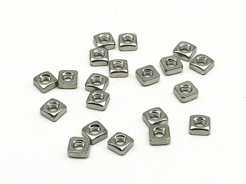 [Australia - AusPower] - 100pcs M4 Metric Square Nuts 18-8 (304) Stainless Steel Fastener 100 