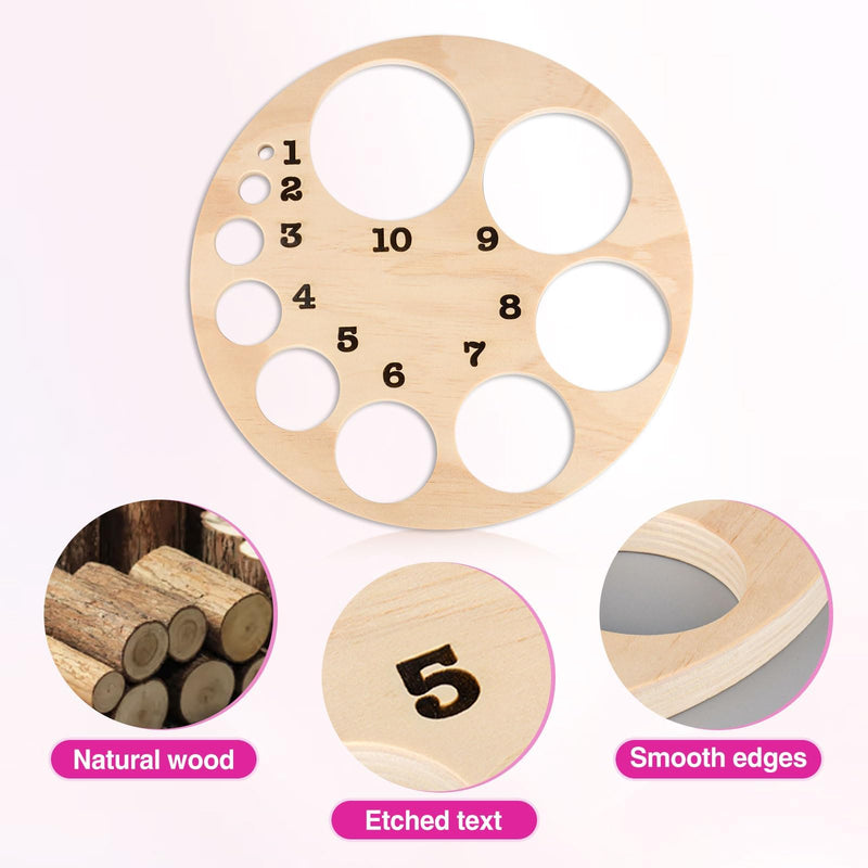 [Australia - AusPower] - Cervical Dilation Board Showing The Opening of The Cervix, Cervical Dilation Wheel for Childbirth Education Classes, Midwife Gift, Doula Gift 