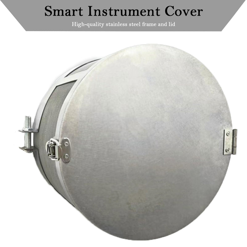 [Australia - AusPower] - Smart Meter Cover E mf Blocker for Home WiFi Blocker Faraday Cage E mf Blockers for Home EMP Protection R F-R adiation S hield Guard Stainless Steel 304 Faraday Box Large E M F Protection 