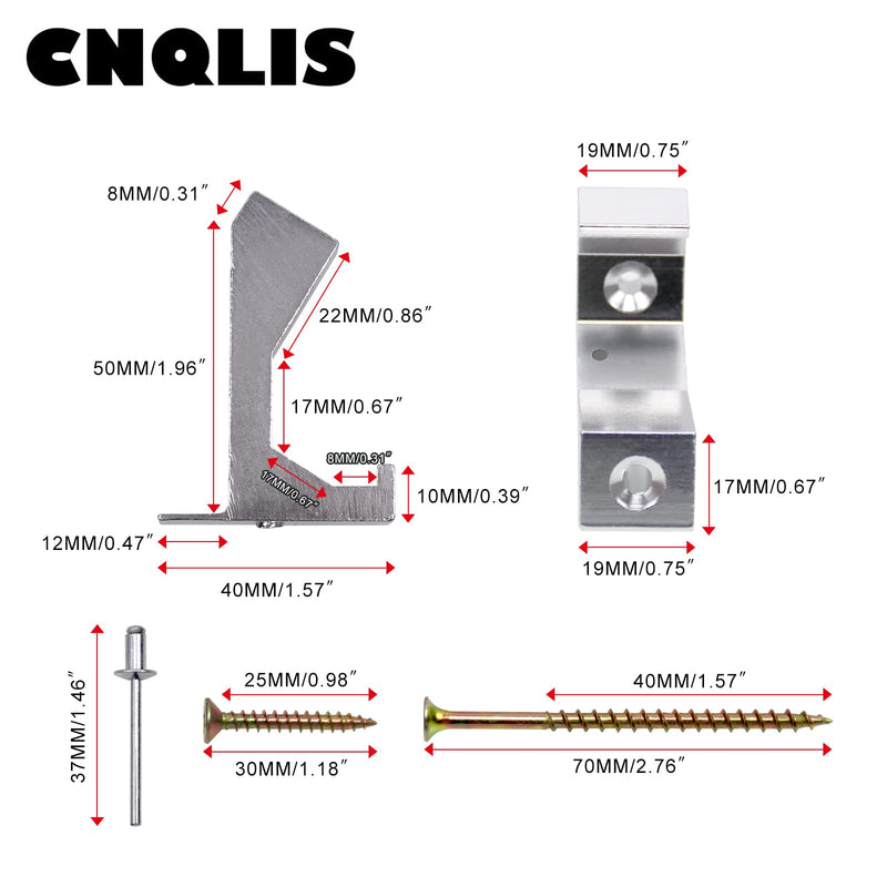CNQLIS Relief Wood Floor Repair Kit Can be Safely Used on Any 5/8 inch or Thicker subfloor(Silvery,12 Pcs) White 12
