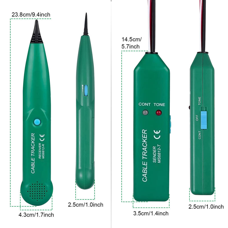 Cable Tracker, Cable Break Detector, MS6812 Telephone Line Tracker | Professional network cable tester, tester cable tracker for passage of the test circuit and checking cables