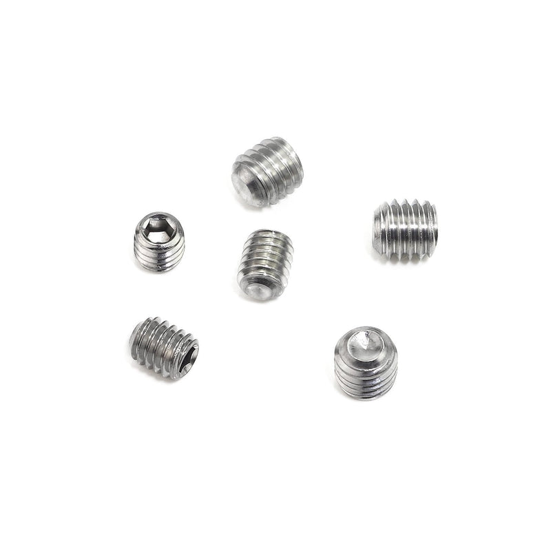 [Australia - AusPower] - 380Pcs 20 Sizes, 4#-40 to 3/8"-16 Stainless Steel Internal Hex Drive Cup-Point Set Screws Assortment Kit 
