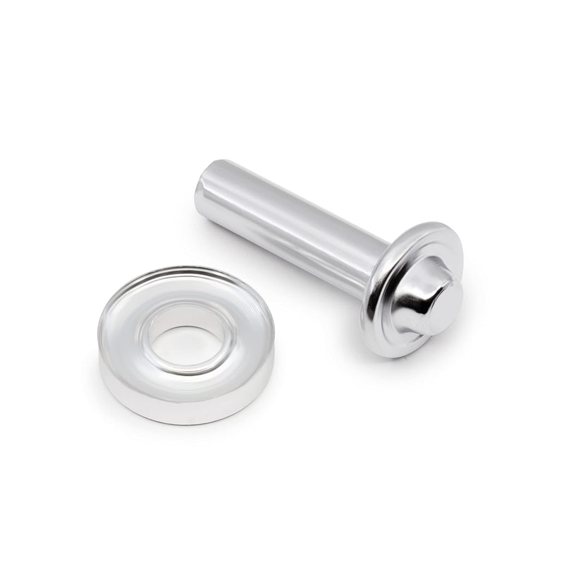 Dritz 3/8" Grommets with Setting Tool – 72 Sets, Nickel Finish - Metal Grommet Kit for Fabric, Tents, Curtains & Craft Projects