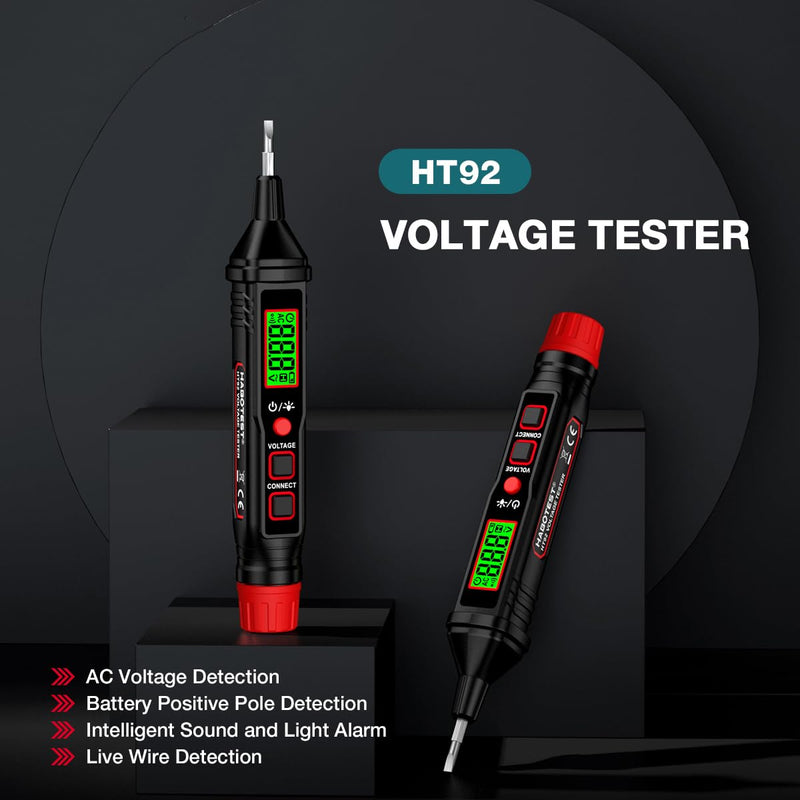 [Australia - AusPower] - Voltage Test Pen,SIUKE Digital Voltage Tester Pen Screwdriver 12V-300V AC Voltage Detector Slotted Screwdriver Test Pen Intelligent Induction Electroprobe for Home Appliance Repairing and Detection 