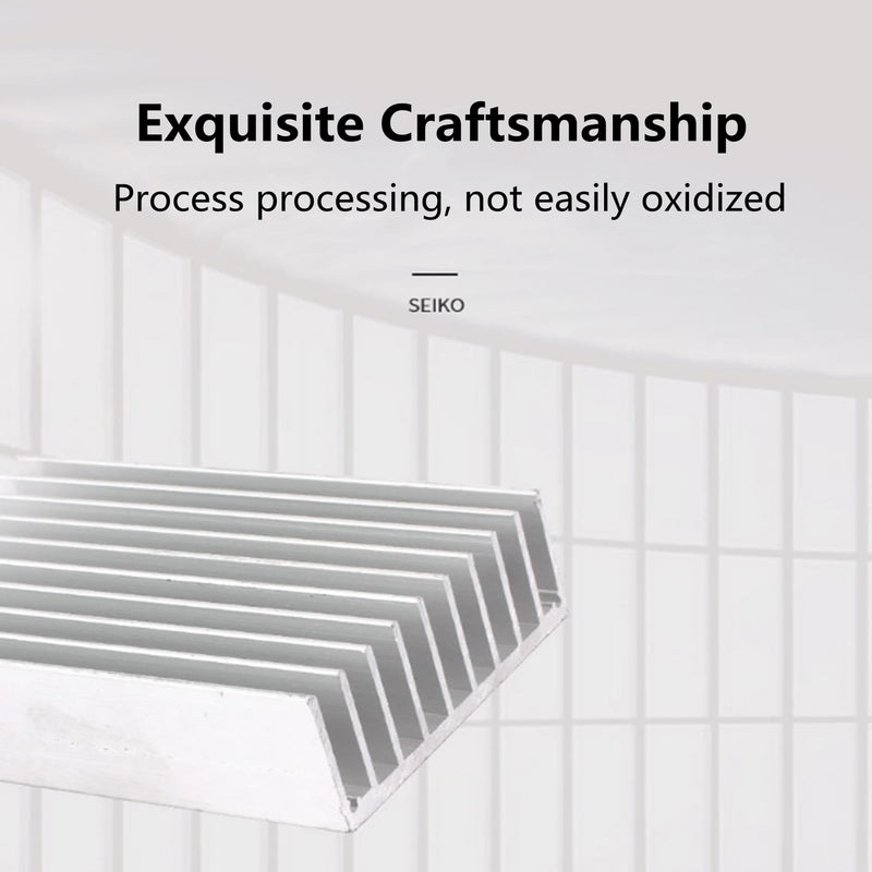 [Australia - AusPower] - 1 piece aluminium heat sink/cooling fins, heat sink heat sink set, 24 teeth, 150 mm heatsink, 150 x 59 x 25 mm 