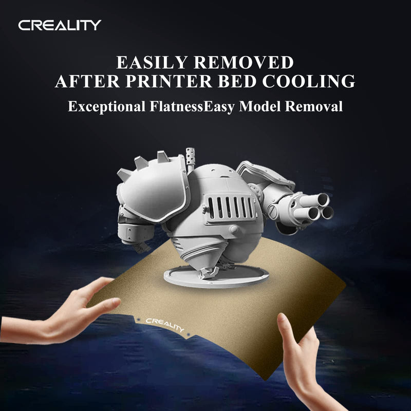 [Australia - AusPower] - Creality Official PEI Plate with Adhesive for Ender 3/Ender 3 Pro/Ender 3 V2/Ender 3 S1/Ender 3 S1 pro/Ender 3 neo/Ender 3 v2 neo/Ender 5/Ender 5 Pro and All 235 * 235mm Size 3D Printer Thermoplastic Filament 