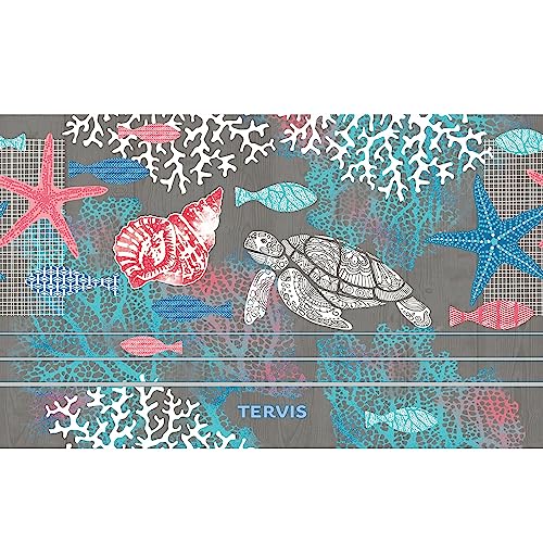 Tervis 20oz Stainless Steel Triple Walled Insulated Tumbler, Ocean Life Dive, Keeps Drinks Cold & Hot, Travel Cup with Lid 20 Ounces