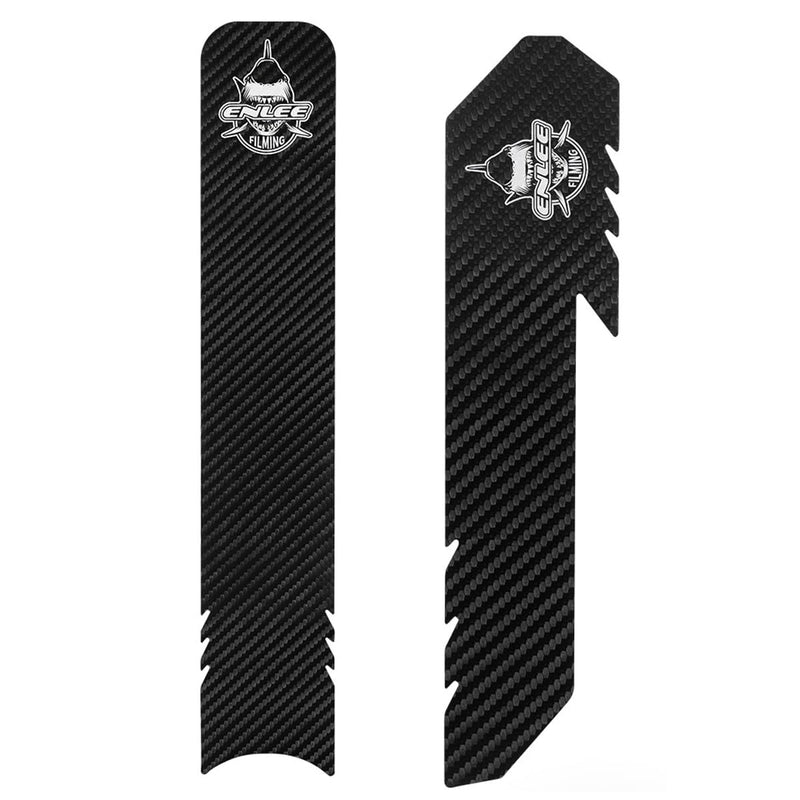 Carbon-Look Frame Protector for Mountain & Road Bikes – Ultra-Thin, Waterproof Stickers with Chain Strip Protector