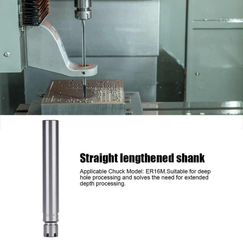 ER16M-150L Collet Holder 5.9 Inch Shank Length CNC Router Holder Extension Lathe (C25)