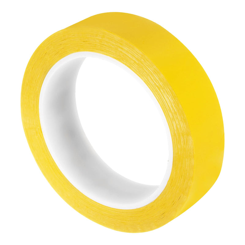 uxcell 1 Rolls Yellow 1.02 Inch x 72 Yards Polyester Film Electrical Tape PET Tape High Temperature Heat Resistant Tape for Transformer Motor Wire 5S Positioning Logo,26mm x 66m