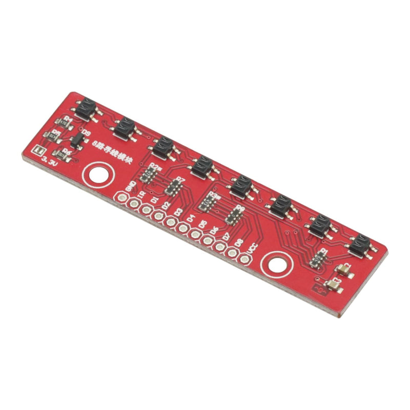 [Australia - AusPower] - 2Pcs 8 Channel IR Tracking Sensor Module 8 CH Infrared Line Track Trace Detect Detection Board DIY Detector for Arduino Smart Car 