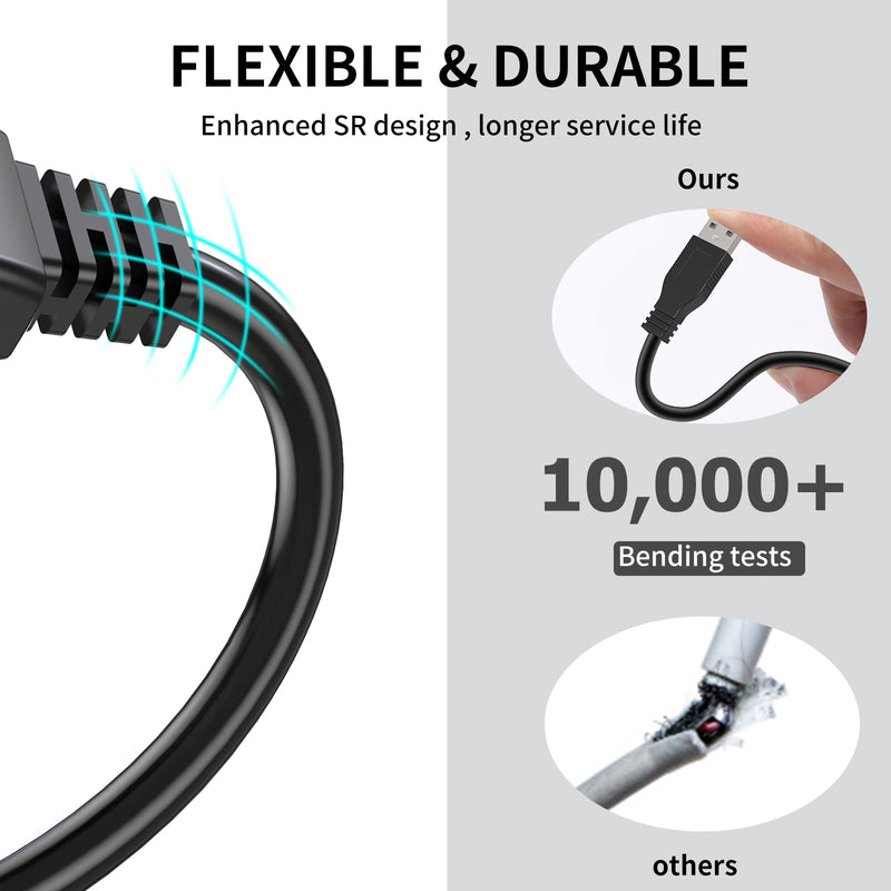 50FT Active USB Extension Cable 2.0 Male to Female with A Extension chipset Signal Booster - Active Extension/Repeate 50FT USB 2.0 Extension Cable Black