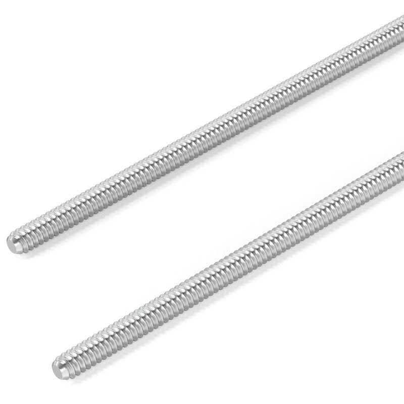 TAISHER 2PCS 304 Stainless Steel Fully Threaded Rod，1/2"-13 Long Threaded Screw 12" Length Right Hand Threads 1/2"-13