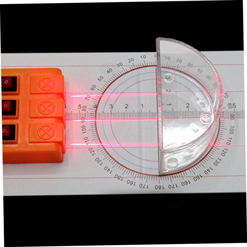 [Australia - AusPower] - GLEAVI 1 Set Optical Experiment Kit Prism Optic Multifunction Reflector Refraction Physics Prism Three Light Source Apparatus Physics Kit Optical Prism Lens Small Hole Plastic 