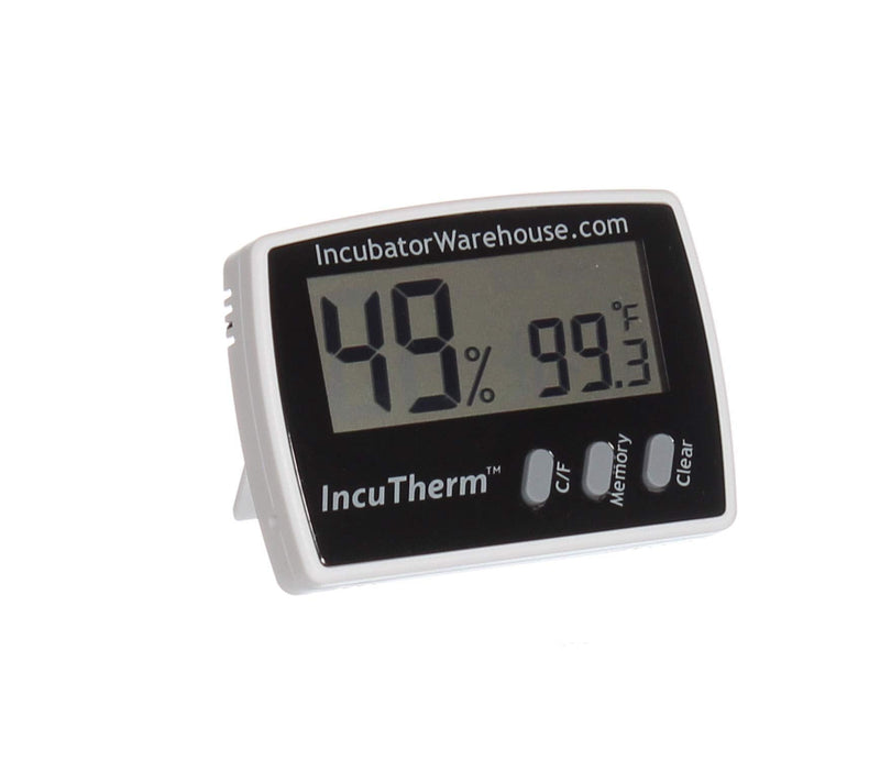 IncuTherm Digital Thermometer Hygrometer with Min/Max Memory