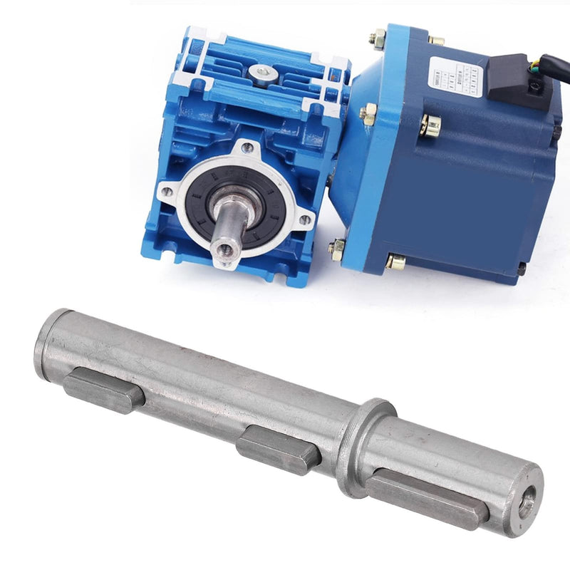[Australia - AusPower] - Alloy Steel Output Single Shaft,Single Output Shaft Alloy Steel Short Output Shaft 18mm 0.71in Length 128mm 5.04in for Reducer NMRV040 RV040 Nema34 Stepper Motor 