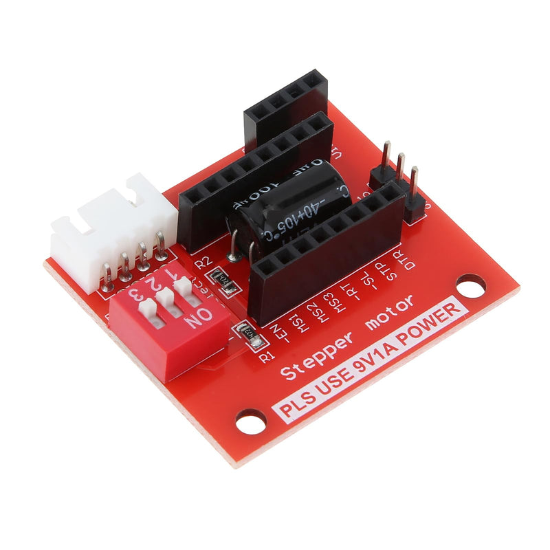 [Australia - AusPower] - A4988 DRV8825 Stepper Motor Driver Control Extension Shield Board for 3D Printer, Step Motor Extension Module 